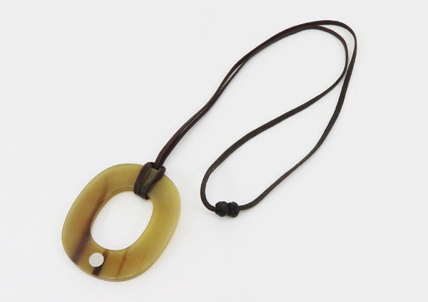 【中古】　【HERMES　エルメス】　イスム　バッファローホーン　ネックレス　ネックレスのサムネイル