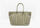 ☆【中古】　【BOTTEGA VENETA　ボッテガ・ヴェネタ】　クラシックイントレチャート　トートバッグ　トートバッグ　トープ