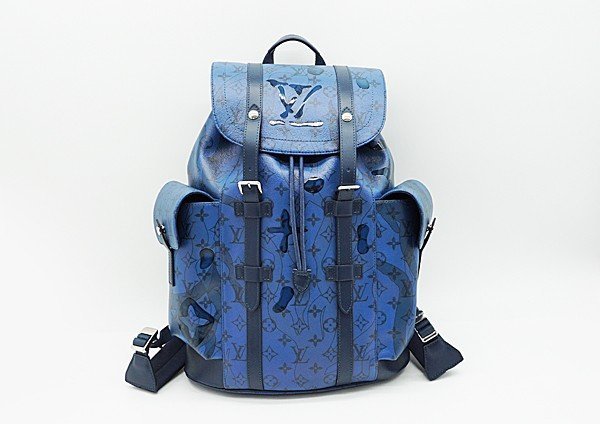 ☆【中古】　新品同様　【LOUIS VUITTON　ルイ・ヴィトン】　クリストファーMM　M22636　モノグラム・アクアガーデンのサムネイル