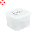 ナカヤ化学産業 K123 しっかりパックC 1.2L (目盛付き) 食品用シール容器 電子レンジ対応 日本製 ~R~