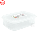 ナカヤ化学産業 K124 しっかりパックD 830ml (目盛付き) 食品用シール容器 電子レンジ対応 日本製