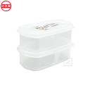 ナカヤ化学産業 K169 しっかりパックN 300ml 2個入 (目盛付き) 食品用シール容器 電子レンジ対応 日本製 ~R~