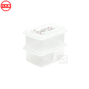 ナカヤ化学産業 K170 しっかりパックO 280ml 2個入 (目盛付き) 食品用シール容器 電子レンジ対応 日本製 ~R~