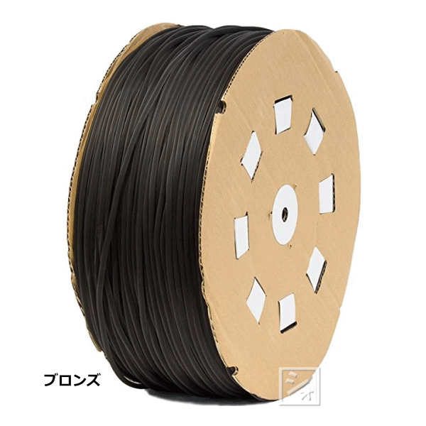 イノベックス 網押えゴム （ブロンズ） 太さ6.8mm×200m ~R~