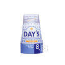 大和物産 使い捨てカップ プラカップ DAY'S クリアカップ 275ml (8個入)