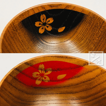 大岸正商店 汁椀 羽反桜 全2色 φ10.5×7cm （1個） ~R~