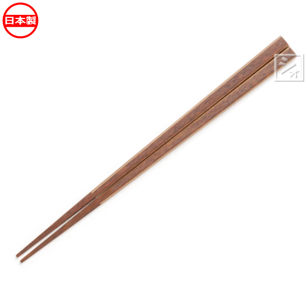 Rakuten - 大岸正商店 お箸 すり漆四角箸 金ライン 22.5cm 1膳 日本製 若狭箸 ~R~