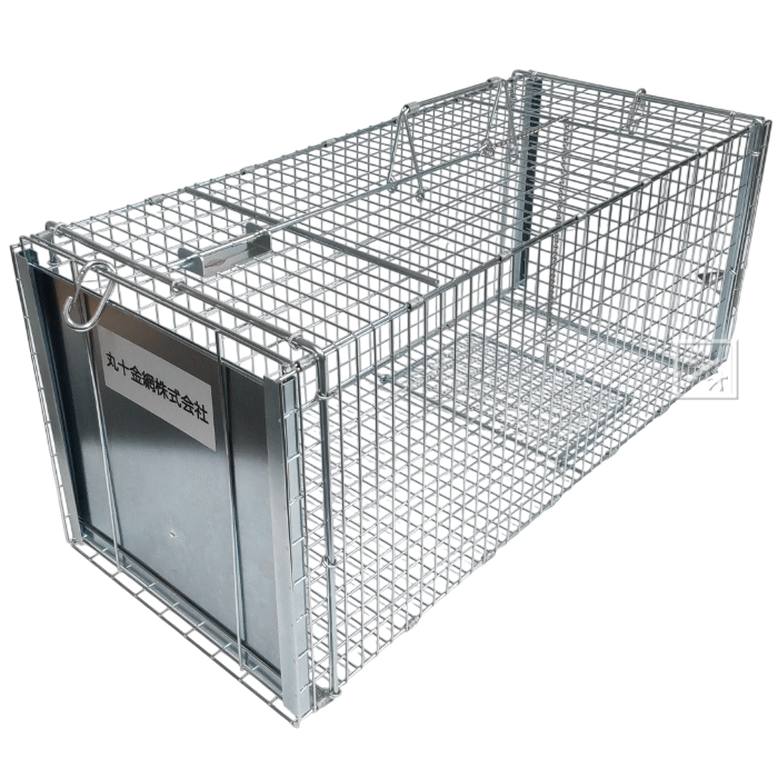 丸十金網 猫の保護器 踏板式 日本製 幅280×高さ280×奥行650mm ~R~