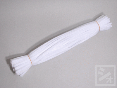 1k用棒ネット45cm 白 100本入 収穫ネット ~R~