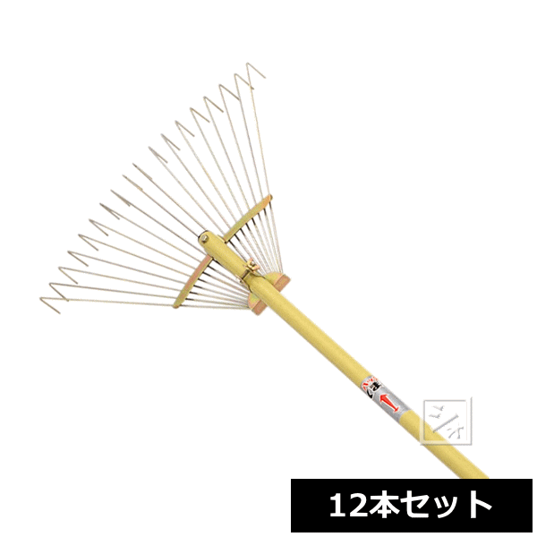 【法人配送限定】 八ツ矢工業 55512 八ツ矢くまで太線 18本爪 12本セット ~R~ その1