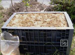 【法人配送限定】 大和技研工業 堆肥枠 プラスチック製 堆造君 角Pro Sサイズ (黒) (約:奥行50cm×幅100cm×高さ60cm) ~R~