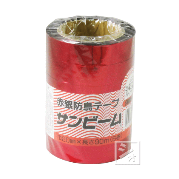 商 品 説 明 サイズ 巾20mm×長さ90m（1巻） カラー 赤/銀 入数 6巻入 注意 このテープのは素材特性上電気を伝えます。従って、田・畑等に張る場合は、強風でも飛び散らないようにしっかり結んで下さい。万一、飛散して高圧線・電線・架線等に引掛かった場合、感電する危険がありますので絶対にテープに触れないようにして電力会社等、関連機関にすみやかに連絡をとって撤去してもらって下さい。又用途以外には使用しないで下さい。 メーカー 三京化成工業 関連ワード： 防鳥テープ　鳥よけ　農業資材　防鳥商品　 【関 連 商 品】 防鳥赤銀テープ サンビーム （巾12mm×90m） 5巻入 防鳥赤銀テープ サンビーム（巾12mm×90m） 5巻入×6個セット 防鳥金銀テープ サンビーム（巾12mm×90m） 5巻入 防鳥金銀テープ サンビーム（巾12mm×90m） 5巻入×6個セット 防鳥赤銀テープ サンビーム （巾20mm×90m） 6巻入 防鳥赤銀テープ サンビーム （巾20mm×90m） 6巻入×3個セット