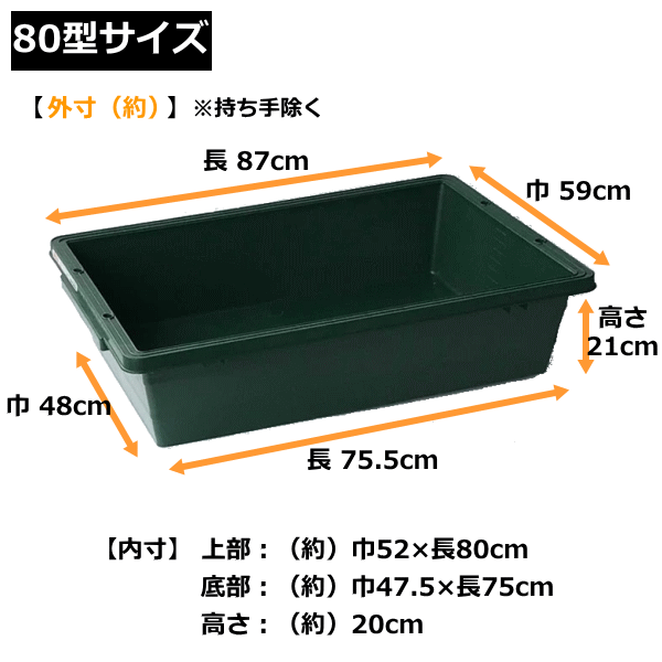 大和技研 DGK 強靭タフブネEX 80型 日本製 プロ用建材容器 ~R~