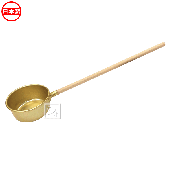 協栄金属工業 水杓 木柄 カンス杓 160cc 1号 φ8cm 日本製 ~R~