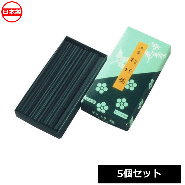 樂天商城 - 孔官堂 線香 松竹梅 バラ詰 100g A-002_5個セット 日本製 ~R~