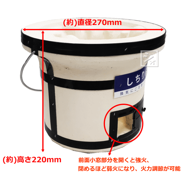 ねっとんやの大嶺日の丸燃料 しちりん （網付） 大型 ~R~｜アングル2