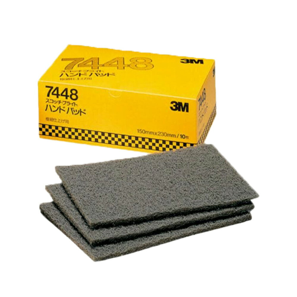 3M 7448 �����å��֥饤�� �ϥ�ɥѥå� γ�� #600��#800���� �� 150mm��230mm 10���� 7448 AAD ¨��ȯ��