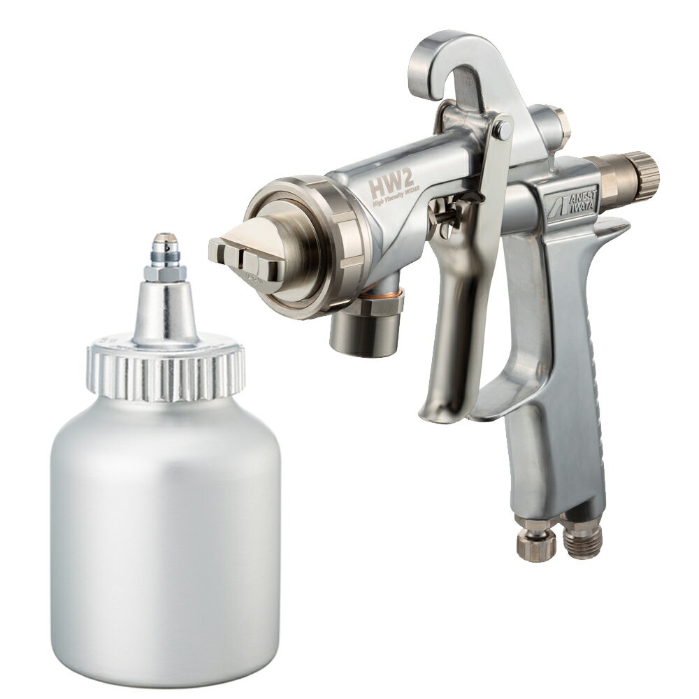 アネスト岩田 高粘度用スプレーガン HW-2001-30PC 口径 3.0mm 内部霧化式・圧送式 /カップ付セット 取寄