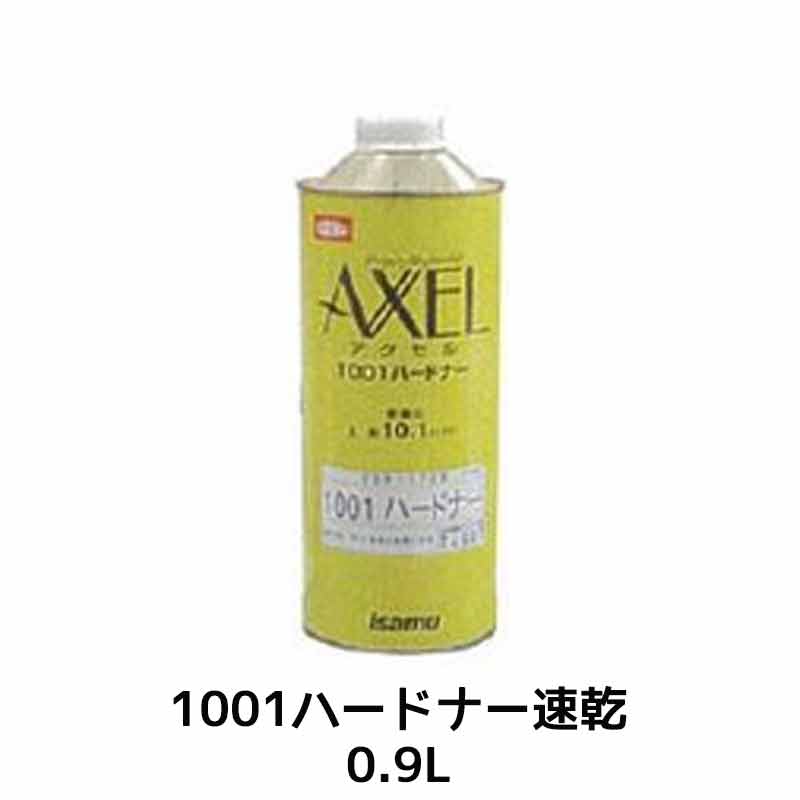 ▼用途　▽自動車補修用 ▼特長　▽1001クリヤーハードナー イサム塗料は、1001クリヤー専用のハードナーです。　▽1001クリヤーハードナー イサム塗料は、最速で、高外観仕上げのクリヤー仕上げを実現することができます。　▽推奨シンナーは、ミラノ2Kコモシンナー、AU21シンナー、ウレタンエコブレンダー、アクセルウルトラマルチシンナーです。 ■配合比(重量比)・主剤：1001クリヤーハードナー＝100：10■希釈率・シンナー 0〜10%■可使時間・塗料＋ハードナー＋シンナー/23℃×4時間 ご注意ください!! こちらの商品は「メーカー在庫品」となり、7営業日以内に発送いたします。 またご注文後に在庫状況を確認するため、欠品や発送遅延になる場合がございます。