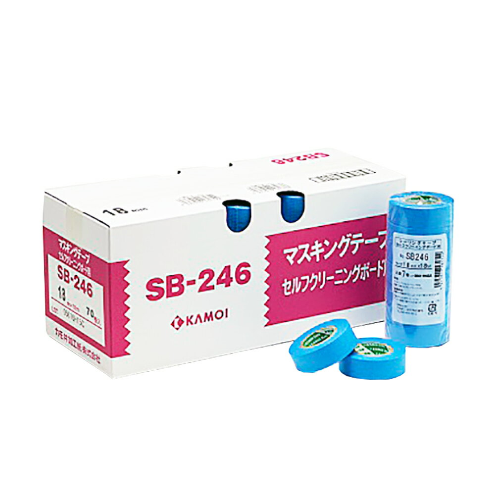 カモ井加工紙 マスキングテープ No.SB-246 18mm ×18m 70巻入 取寄