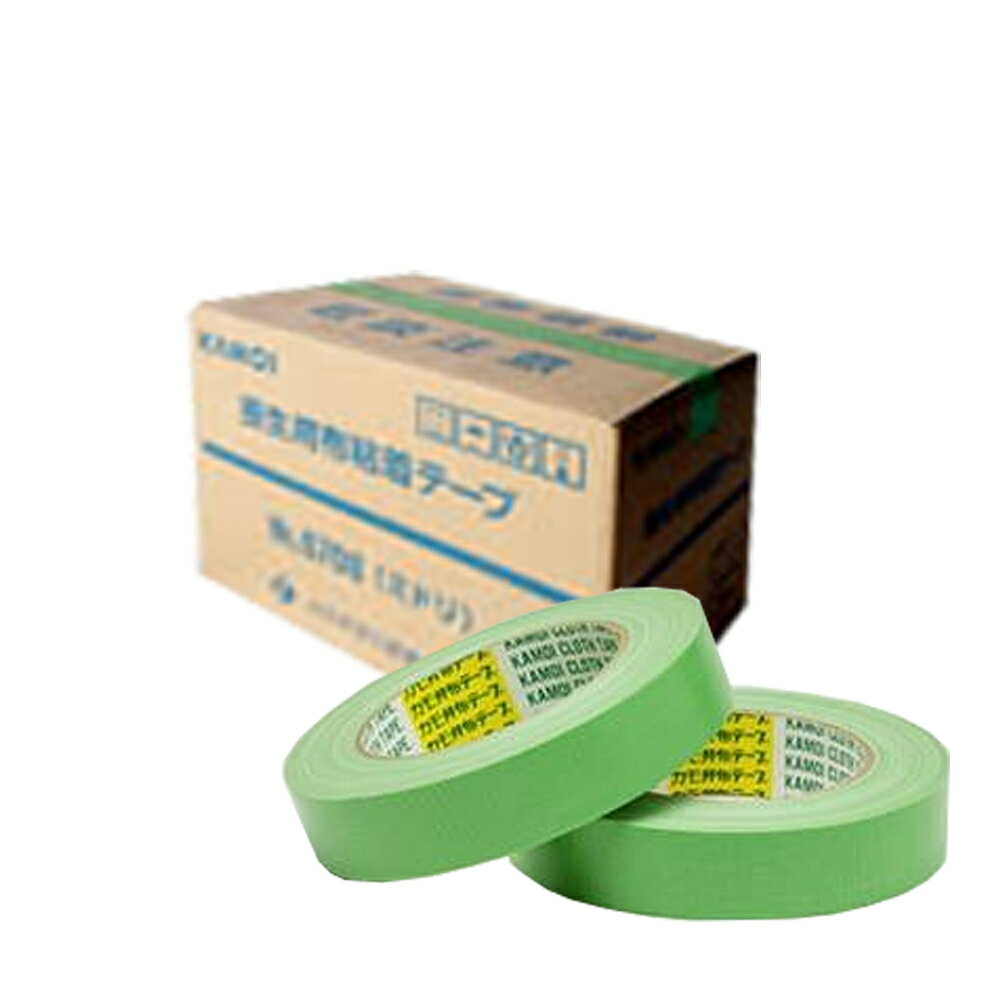 カモ井加工紙 マスキングテープ No.6708 緑 50mm ×25m 30巻入 取寄