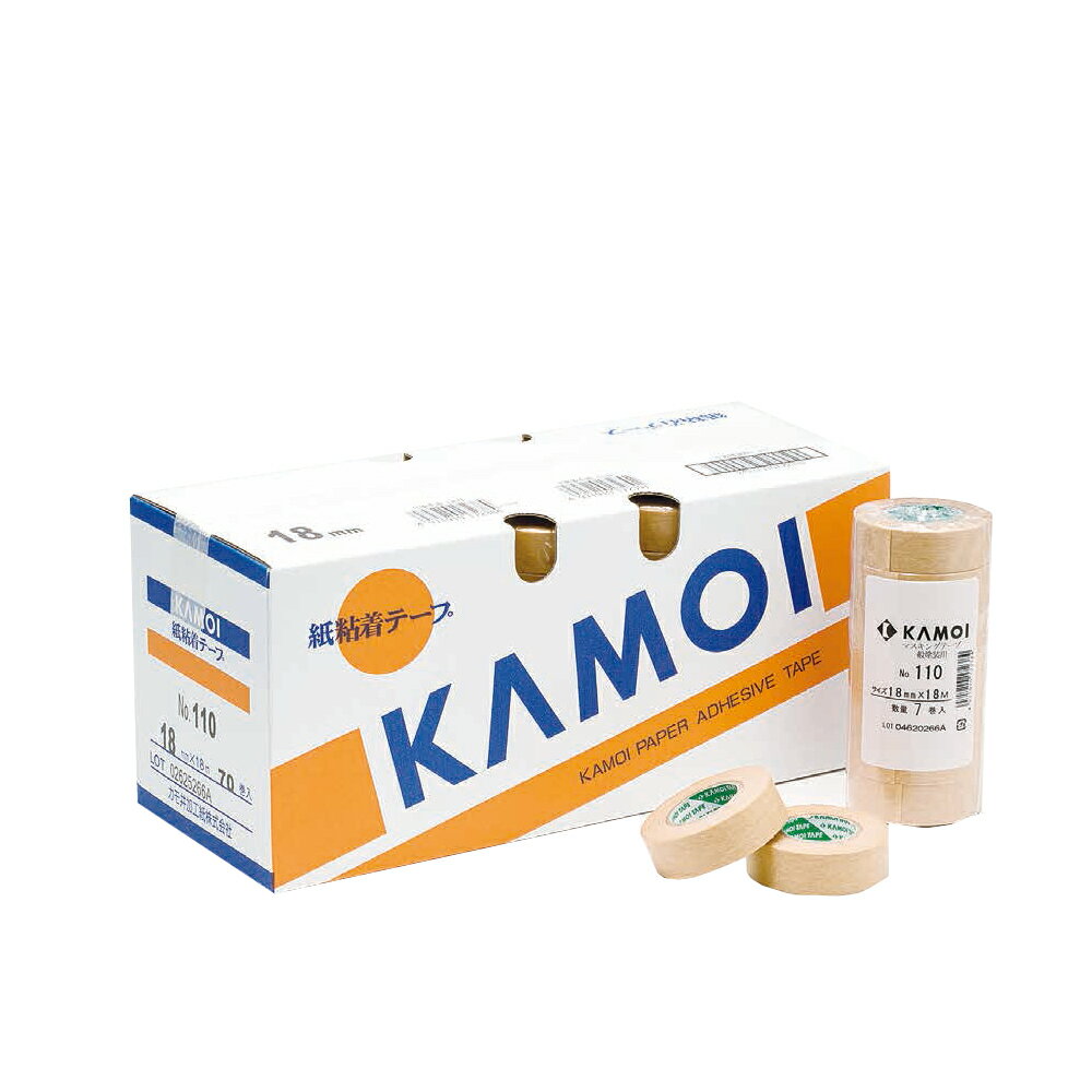 カモ井加工紙 マスキングテープ No.1101 40mm ×18m 30巻入 取寄