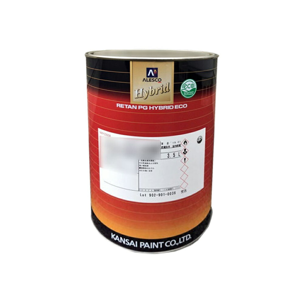 Rakuten - 関西ペイント 94-384-254 レタンPGハイブリッドエコ 254 スターメタリックコンク 3.5L 取寄