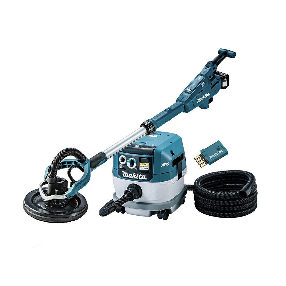 マキタ(Makita) 充電式ドライウォールサンダ SL801DRGX ×1台 ＋ 集じん機 8L 無線連動型 VC0840 ×1台 ＋ ワイヤレスユニット A-66151 ×1台 セット 取寄