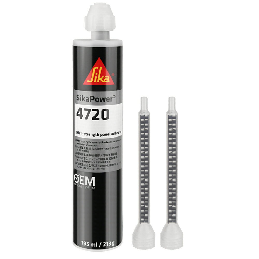 日本シーカ シーカパワー-4720(AB) 黒カートリッジ 190ml×1本 取寄