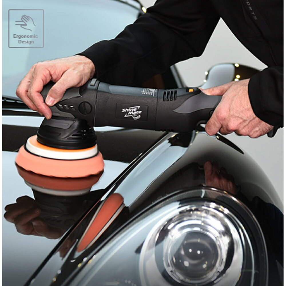 ShineMate シャインメイト 150mmφ 21mmオービット ダブルアクション ポリッシャー ...