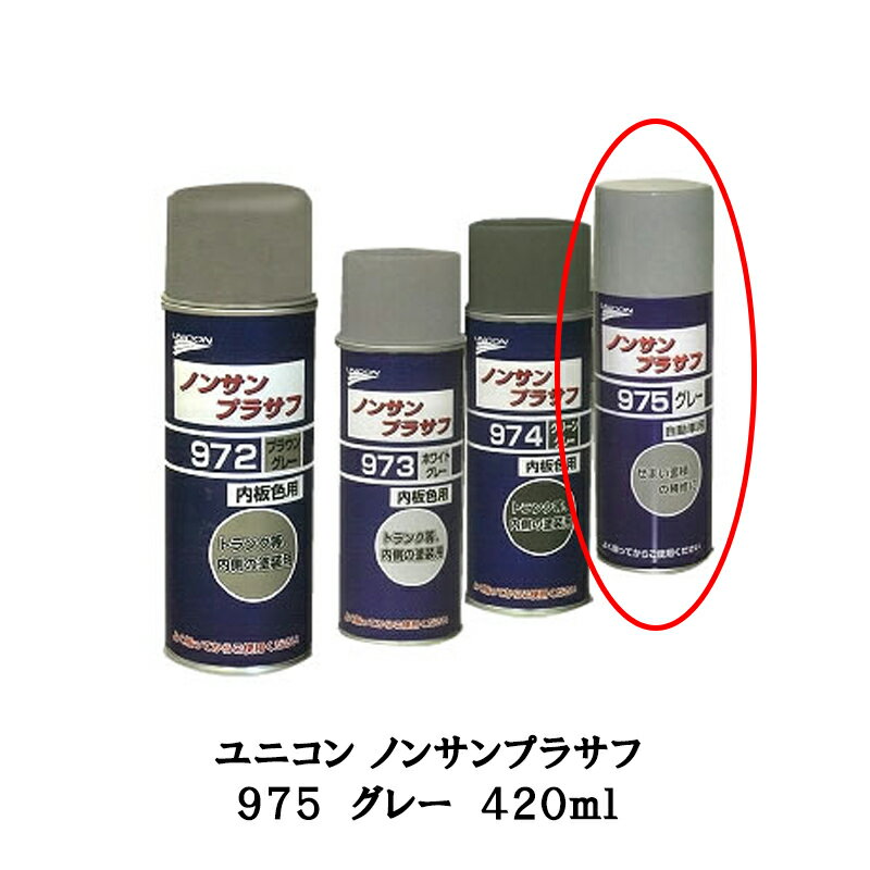 ユニコン ノンサンプラサフ 975 グレー 420ml 即日発送