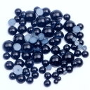 パールストーン ラインストーン ブラック 黒 3mm / 4mm ネイルパーツ ストーン ジェルネイル マニキュア ダイヤモンドアート