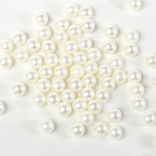 コットンパール風 全球(穴なし)パール サイズ展開 6mm / 12mm コットンパール風 全球(穴なし)パール サイズ展開 6mm / 12mm