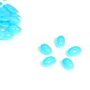 大量でお得★ターコイズストーン オーバル 楕円 ブルー500粒 (6×4mm) ラインストーン 大粒 ネイルパーツ レジン ジェルネイル マニキュア ダイヤモンドアート