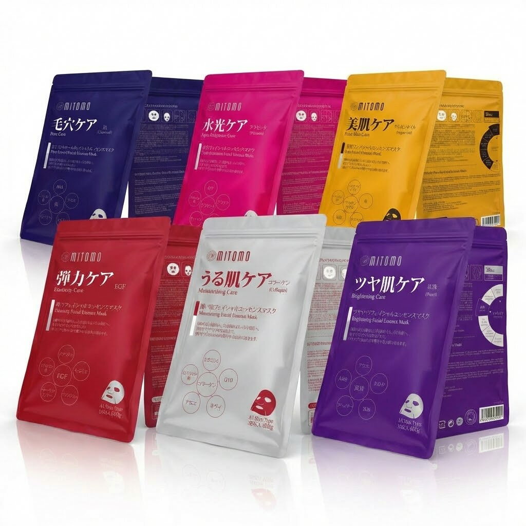 乐天商城 - 日本製 36枚-180枚入りの大容量パック 日本製品質で肌にやさしいマスクパック パック シートマスク 大容量【MTSA00101-E】