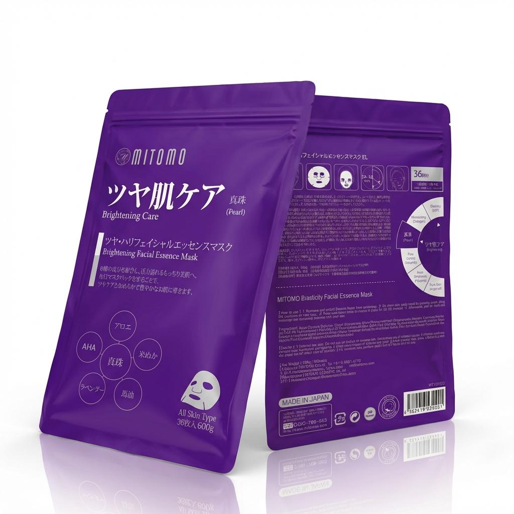 乐天商城 - MITOMO ミトモ MT101E Pearl パール ツヤケア36枚 お徳用 ブライトニング フェイスマスク お得【MTSA00101-E-2】