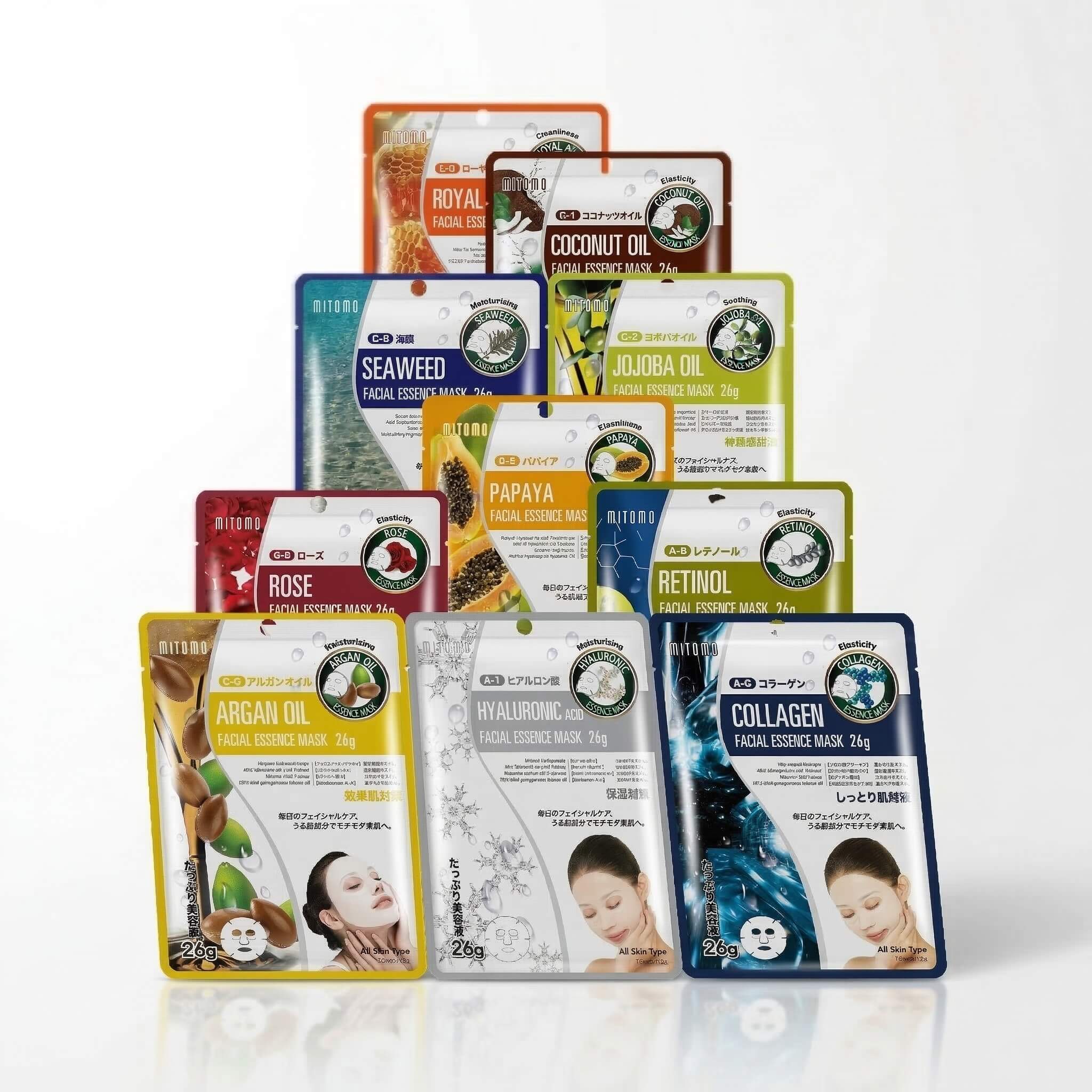 乐天商城 - MITOMO ミトモ 個別セット うる肌 Uruhada 10枚 セット 個別包装 弾力アップ 潤い肌 うるおい集中 フェイスマスク 毎日お得ケア【PRSH0010-B】