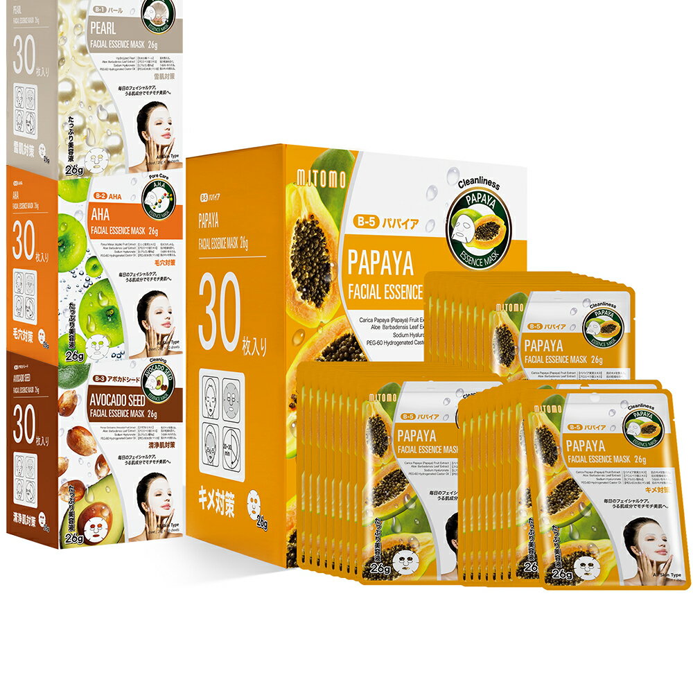 パック シートマスク MITOMO 30枚セット ツヤ肌＆潤いシートマスク スキンケアに最適 【MTSS00512Jx003】