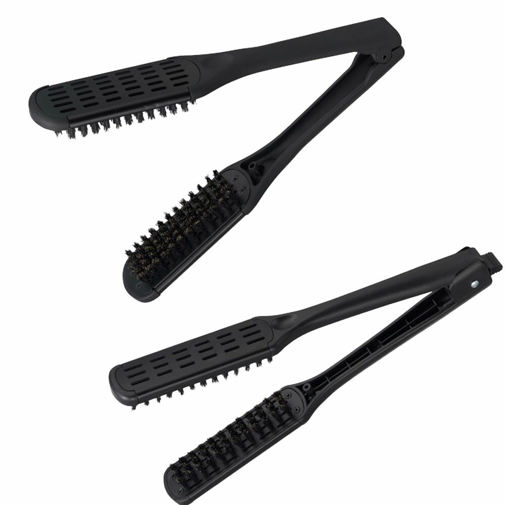 アイビル ストレートブラシ ワイド CS-24E01/スリム CS-24E02 [ ツインブラシ 挟む スタイリング ヘアブラシ サロン専売品 おすすめ ]