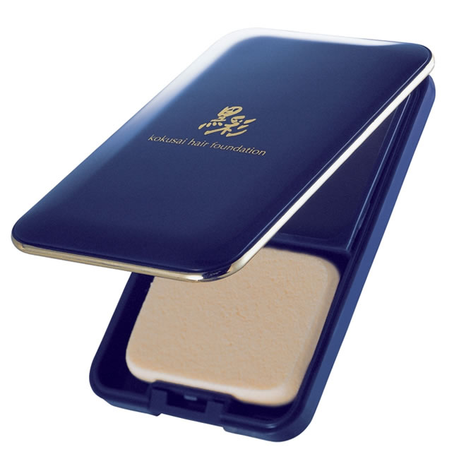 （在庫限り）アモロス 黒彩 ヘアファンデーション 茶 レギュラーケース 13g ヘア カラー 白髪 コンシーラー 白髪隠し ファンデーション 白髪かくし 白髪 ファンデーション サロン専売品 美容室 美容師 おすすめ 白髪 隠し 人気 メール便 対応のサムネイル