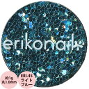 エリコネイル ホログラム ERI-45 ライトブルー 丸 1.0mm / 約1g (メール便 対応)