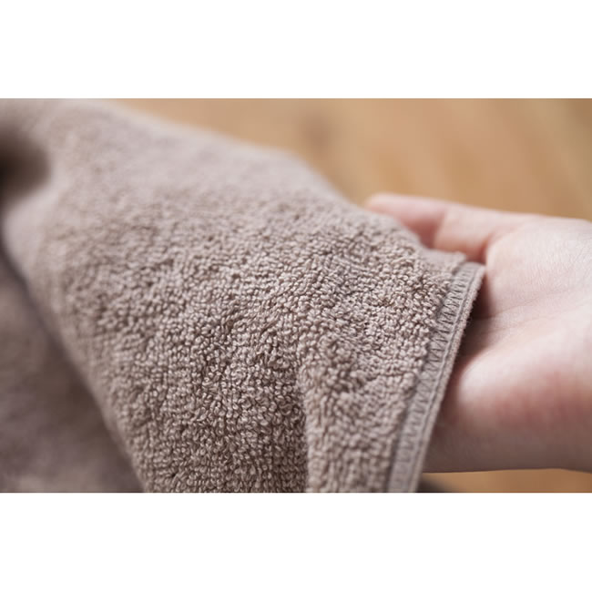 オーガニックコットン 特大タオルシーツ （モカブラウン） / 100×220cm 送料無料