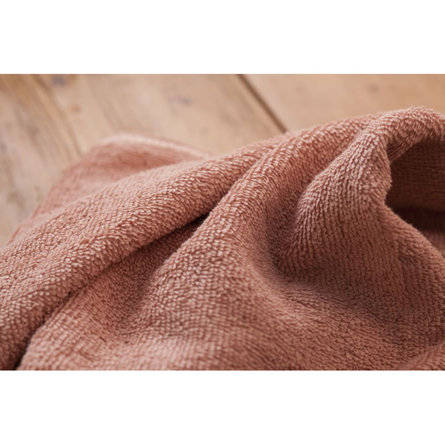 オーガニックコットン 特大タオルシーツ （パウダーピンク） / 100×220cm 送料無料