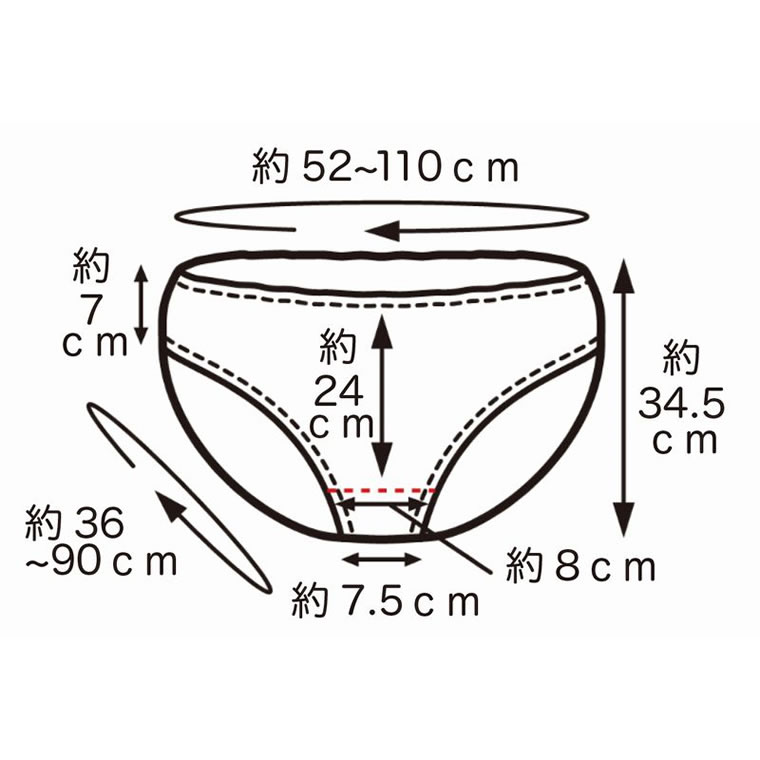 ECO ペーパーショーツ (3L) 50枚 [...の紹介画像2