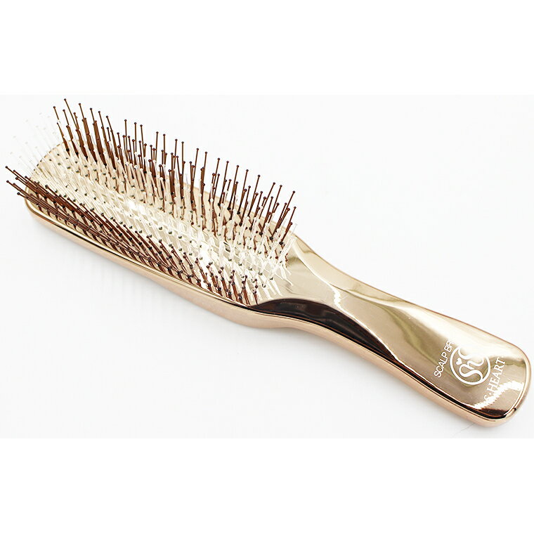 エスハートエス スカルプブラシ ワールドモデル ＜ロング＞ ピンクゴールド [ シャンプー ブラシ トリートメント ブロー 美容師 おすすめ ] 送料無料 正規品 SCALP BRUSH WORLD MODEL LONG 3