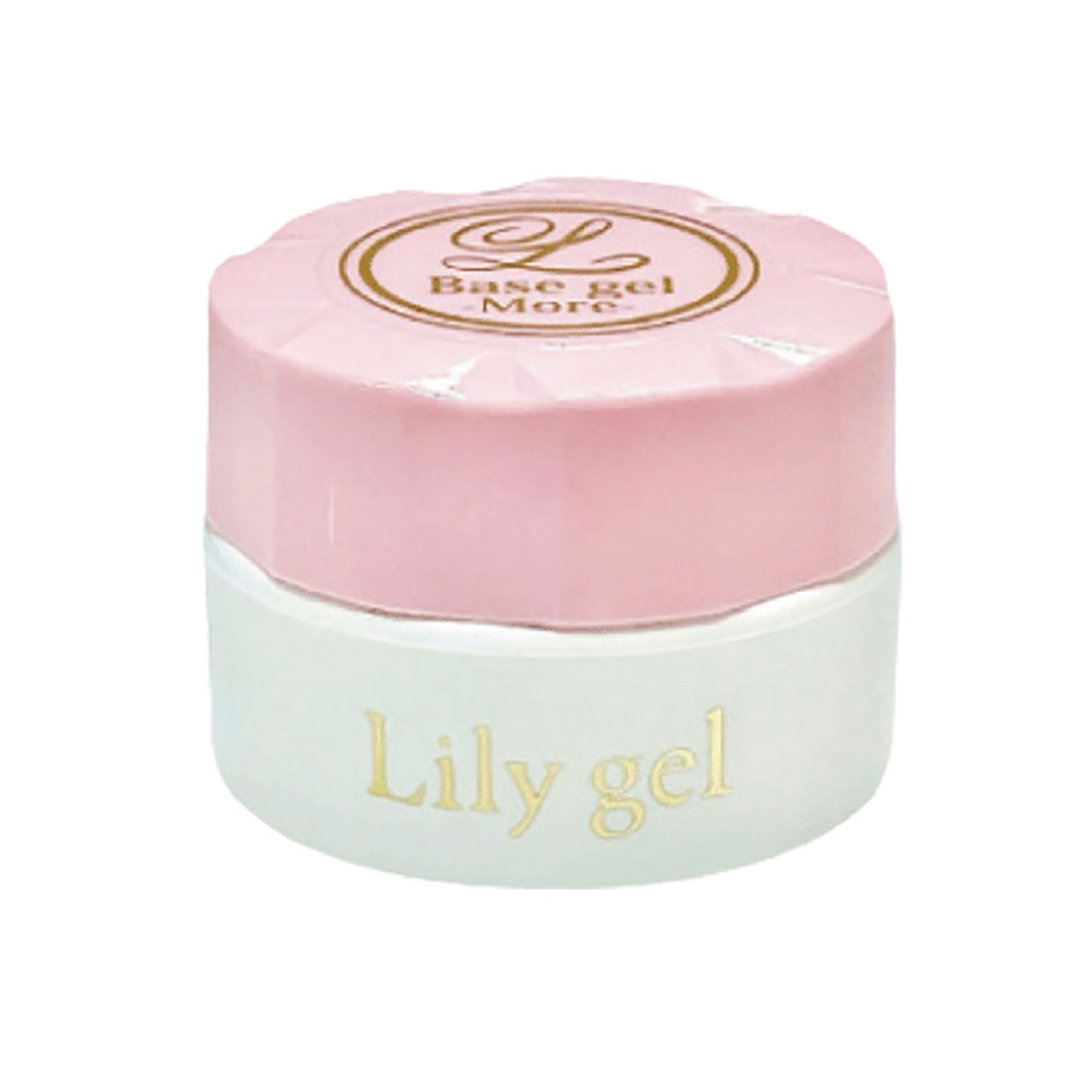 リリージェル ベースジェル モア / 8g [ カラージェル 爪 ネイリスト サロン プロ用 高コスパ ] Lily gel