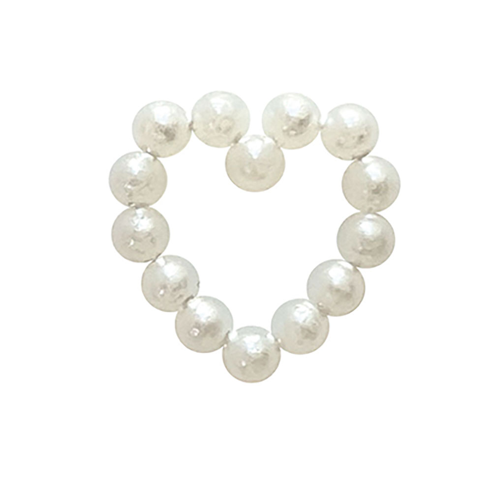 リリージェル パールハートパーツ 12個入り （メール便 対応） [ ネイルアート 爪 ネイリスト サロン ..