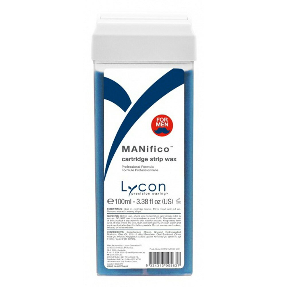 メンズ 脱毛 ワックス ライコン Lycon MANifico マニフィコ カートリッジワックス 100mL ムダ 毛 処理 ブラジリアン …