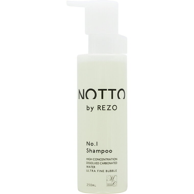 [ 正規品 公認店 髪質改善 250mL ] マーキュリーコスメティック NOTTO ノットシャンプー No.1 250mL マイクロバブル トリートメント不要 サラサラ ツヤツヤ くせ毛 縮毛矯正 白髪