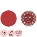 PREGEL プリジェル ミューズ カラージェル PGU-M031 マザーズレッド / 3g (定形外 対応)